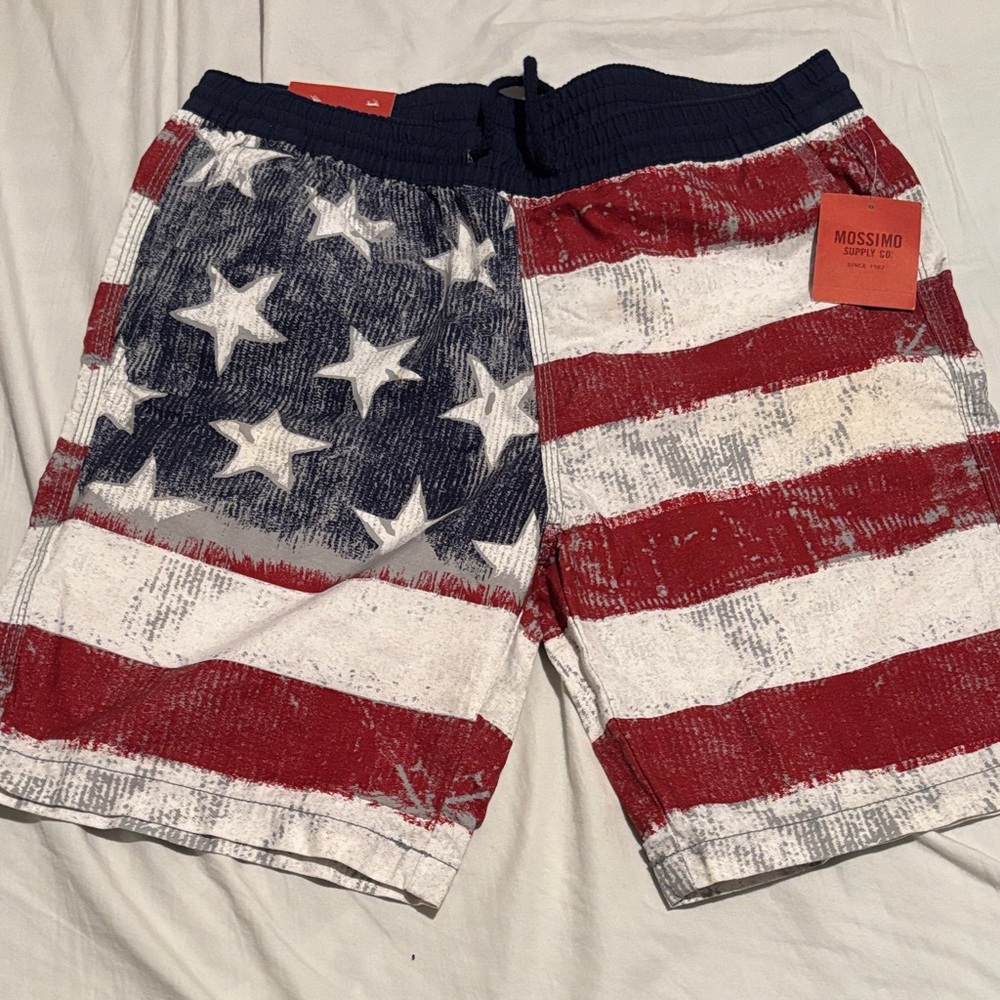 Mossimo Supply Co. Red, White, and Blue Men's Shorts